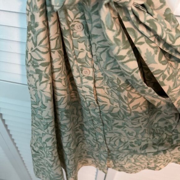 Lucky Brand button front tie waist dress - Picture 3 of 6